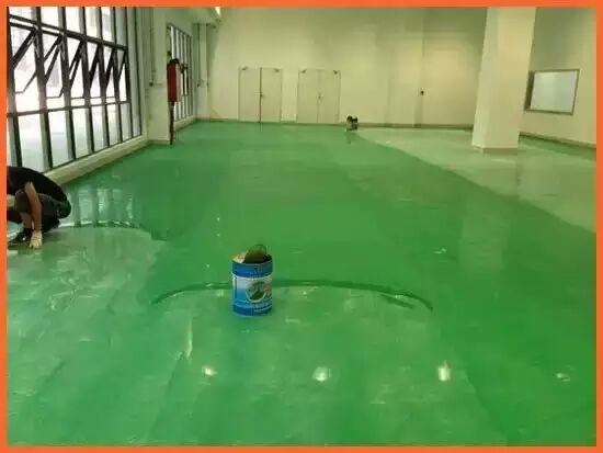 银海选择适合室外地坪漆翻新的材料 